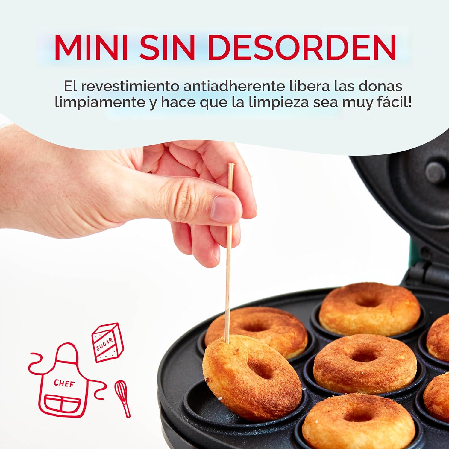 Mini Maquina Hacer Donas Donuts Antiadhe