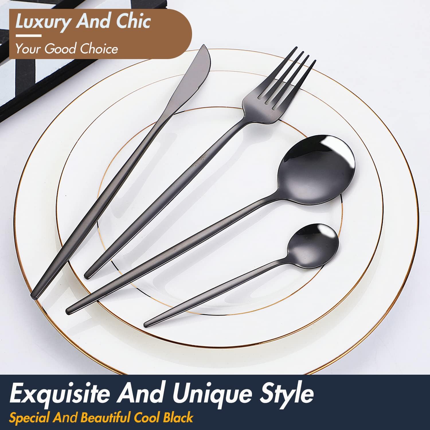 Juego de Cubiertos de lujo 24 piezas