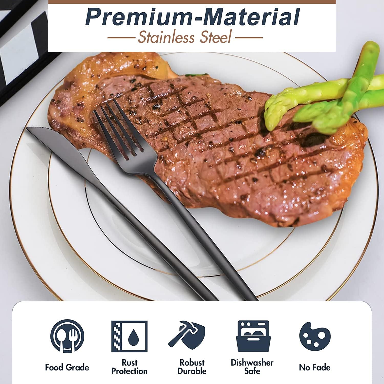 Juego de Cubiertos de lujo 24 piezas